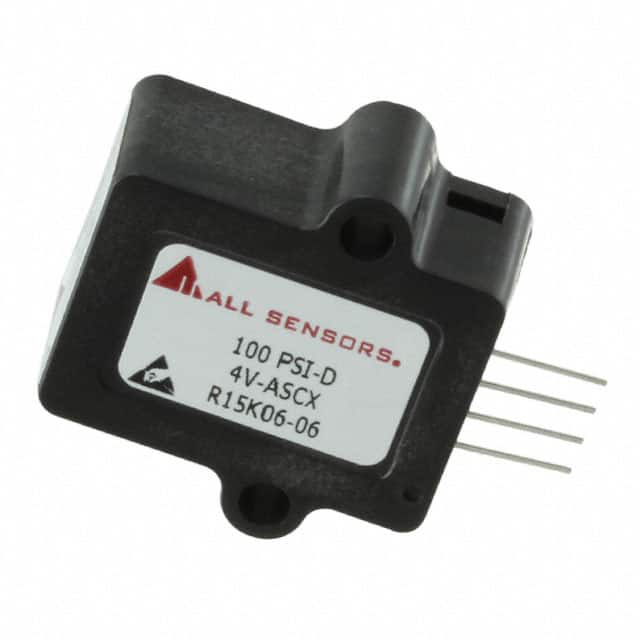100 PSI-D-4V-ASCX Amphenol All Sensors Corporation  Pressure Sensors Transducers